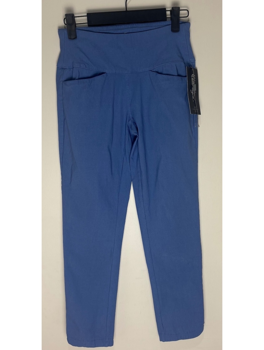 Walter Hagen Womens XS P11 Sculpt Golf Pants Blue Stretch Pull On NWT
